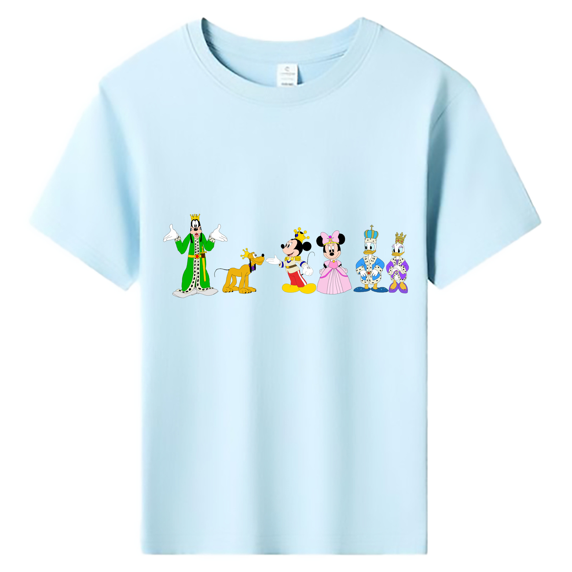 ミッキーマウス Mickey Mouse 綿100％キッズTシャツ（フロントプリント）